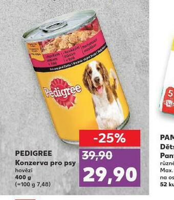 Kaufland Pedigree konzerva pro psy nabídka