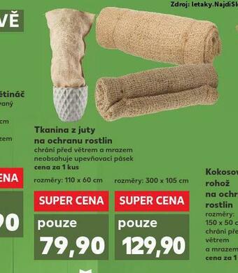 Kaufland Tkanina z juty na ochranu rostlin nabídka