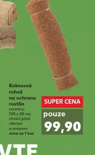 Kaufland Kokosová rohož na ochranu rostlin nabídka
