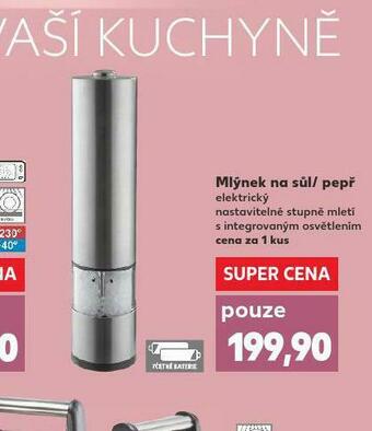 Kaufland Mlýnek na sůl a pepř nabídka