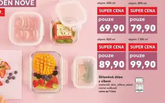 Skleněná dóza s víkem 400 ml