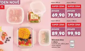Kaufland Skleněná dóza s víkem 490 ml nabídka
