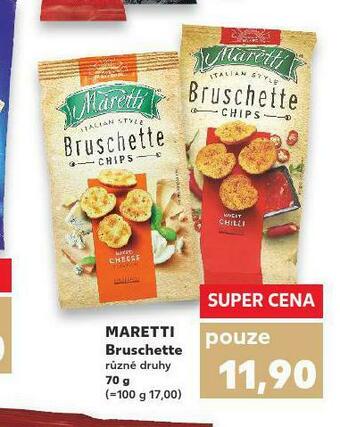Kaufland Maretti bruschette nabídka