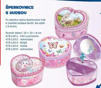 ŠPERKOVNICE S HUDBOU