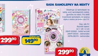 Sparkys SADA SAMOLEPKY NA NEHTY nabídka