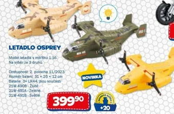 Sparkys LETADLO OSPREY nabídka