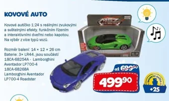 Sparkys KOVOVÉ AUTO nabídka