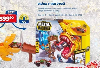Sparkys DRÁHA T-REX ÚTOČÍ nabídka