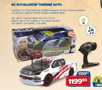 Sparkys RC RYCHLOSTNÍ TERÉNNÍ AUTO nabídka