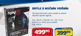 Sparkys BRÝLE S NOČNÍM VIDĚNÍM nabídka