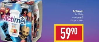 Billa Actimel nabídka