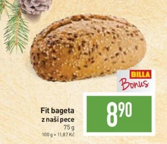 Billa Fit bageta z naší pece nabídka