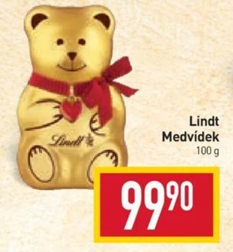 Billa Lindt Medvídek nabídka
