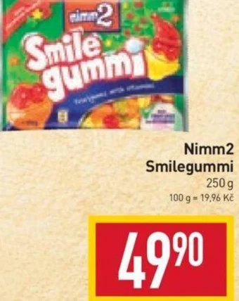 Billa Nimm2 Smilegummi nabídka