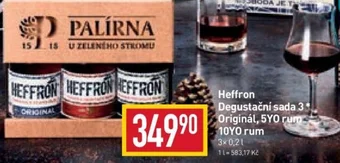 Billa Heffron Degustační sada 3* Originál, 5YO rum 10Y0 rum nabídka