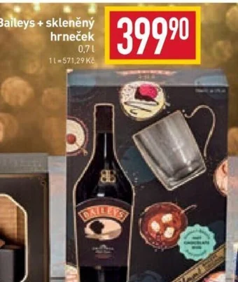 Billa Baileys + skleněný hrneček nabídka