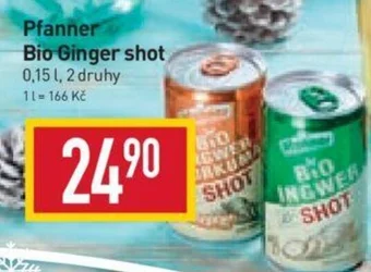 Billa Pfanner Bio Ginger shot nabídka