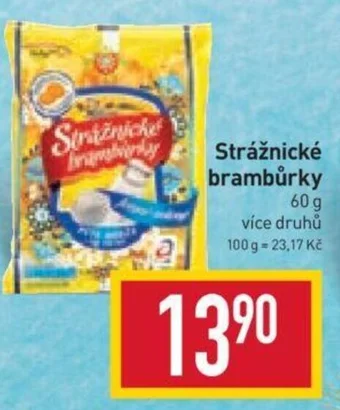 Billa Strážnické brambůrky nabídka