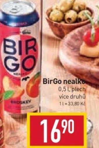 Billa BirGo nealko nabídka