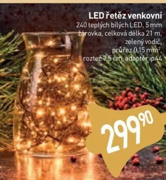 Billa LED řetěz venkovní nabídka