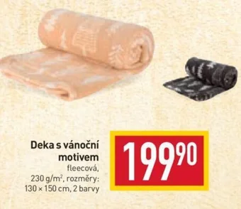 Billa Deka s vánoční motivem nabídka