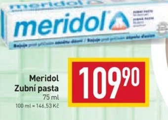 Billa Meridol Zubní pasta nabídka