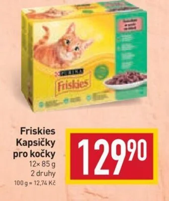 Billa Friskies Kapsičky pro kočky nabídka