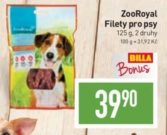 Billa ZooRoyal Filety pro psy nabídka