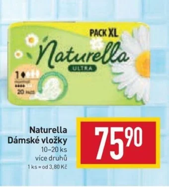 Billa Naturella Dámské vložky nabídka