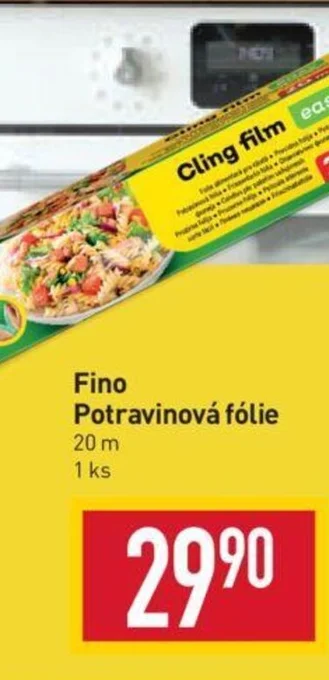 Billa Fino Potravinová fólie nabídka