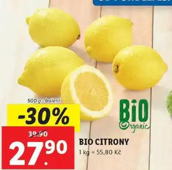 Lidl Bio citrony, 500 g nabídka