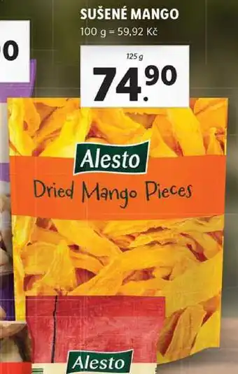 Lidl Sušené mango, 125 g nabídka