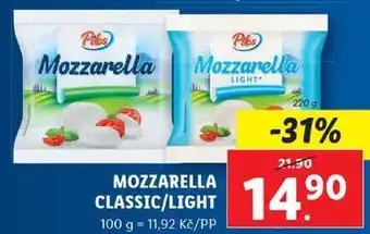 Lidl Mozzarella classic/light, 220 g nabídka