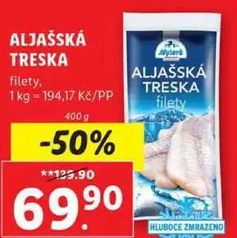 Lidl Aljašská treska, 400 g nabídka