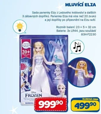 Sparkys MLUVÍCÍ ELZA nabídka