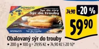 Albert Obalovaný sýr do trouby nabídka