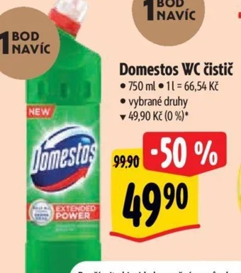 Albert Domestos WC čistič nabídka
