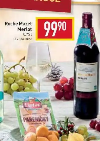 Billa Roche mazet merlot 0,75l nabídka