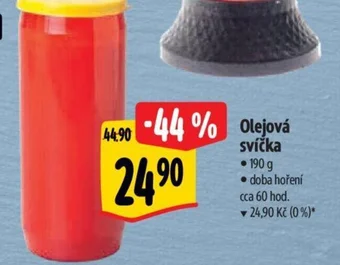 Albert Olejová svíčka nabídka