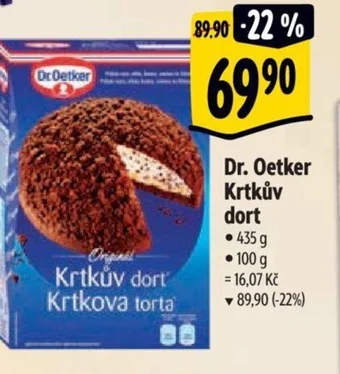 Albert Dr. Oetker Krtkův dort nabídka