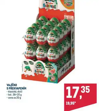Makro Kinder surprise vajíčko nabídka