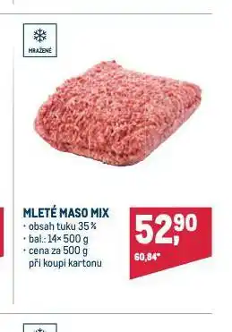 Makro Mleté maso mix nabídka