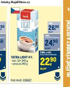 Makro Tatra light nabídka