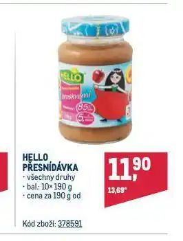 Makro Hello přesnídávka nabídka