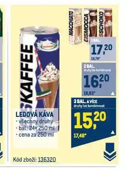 Makro Ledová káva nabídka