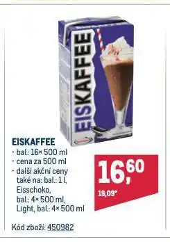 Makro Eiskaffee ledová káva nabídka