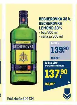 Makro Becherovka nabídka