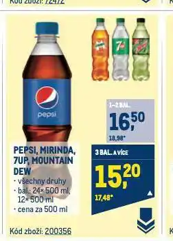 Makro Pepsi nabídka