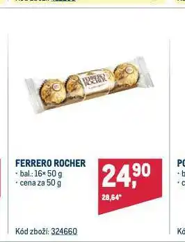 Makro Ferrero rocher nabídka
