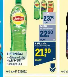 Makro Lipton čaj nabídka